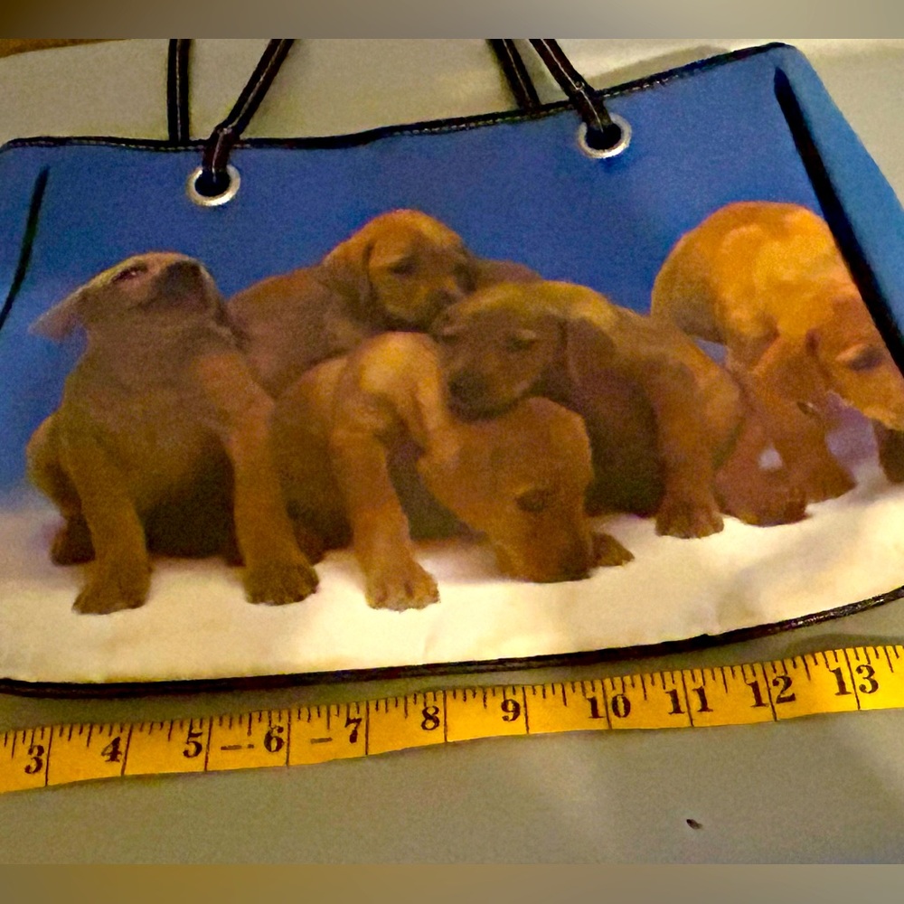 Cute Dachshunds tote/purse. NWOT. Never carried. - Picture 4 of 4